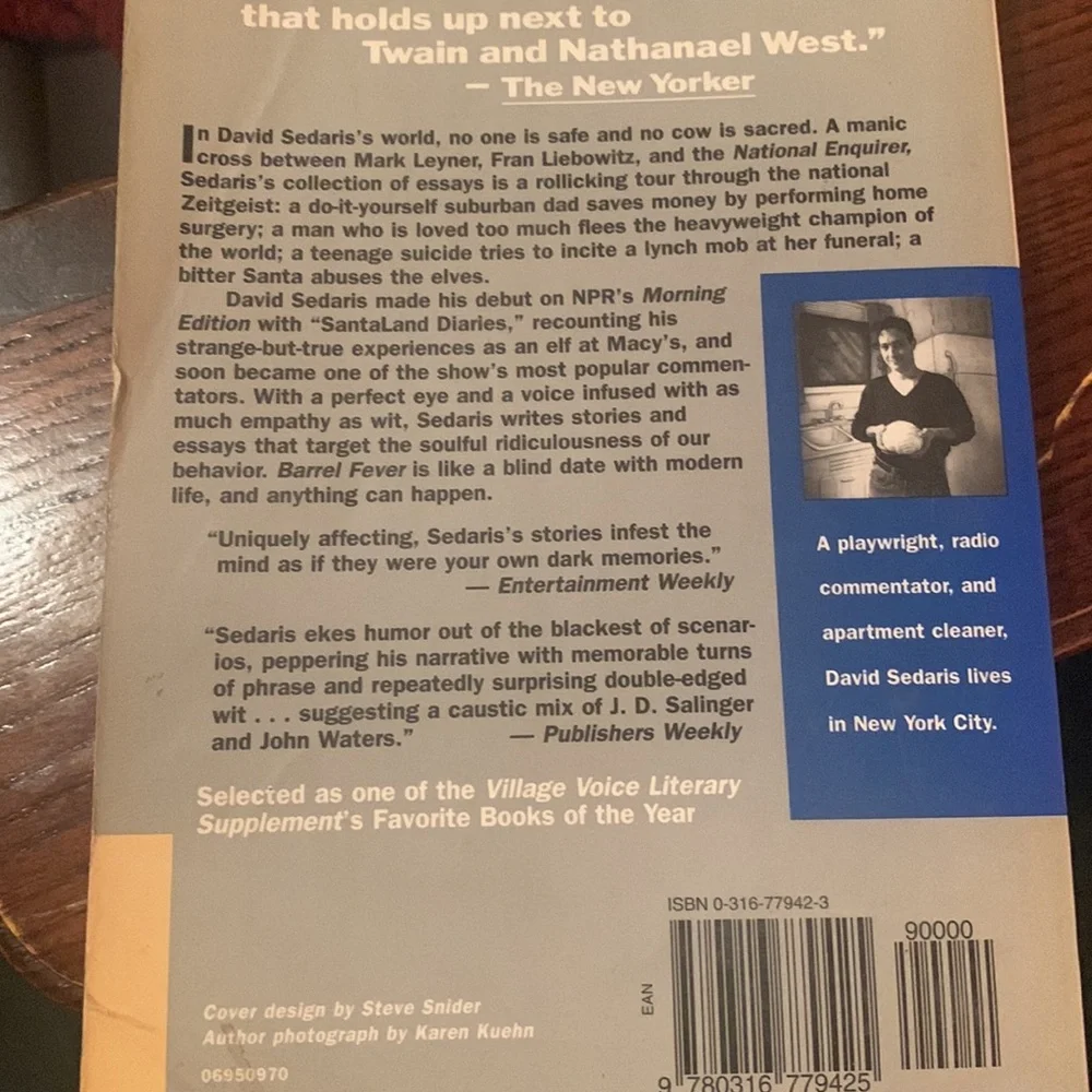 First edition David Sedaris…Barrel Fever, 1994 - Picture 2 of 3